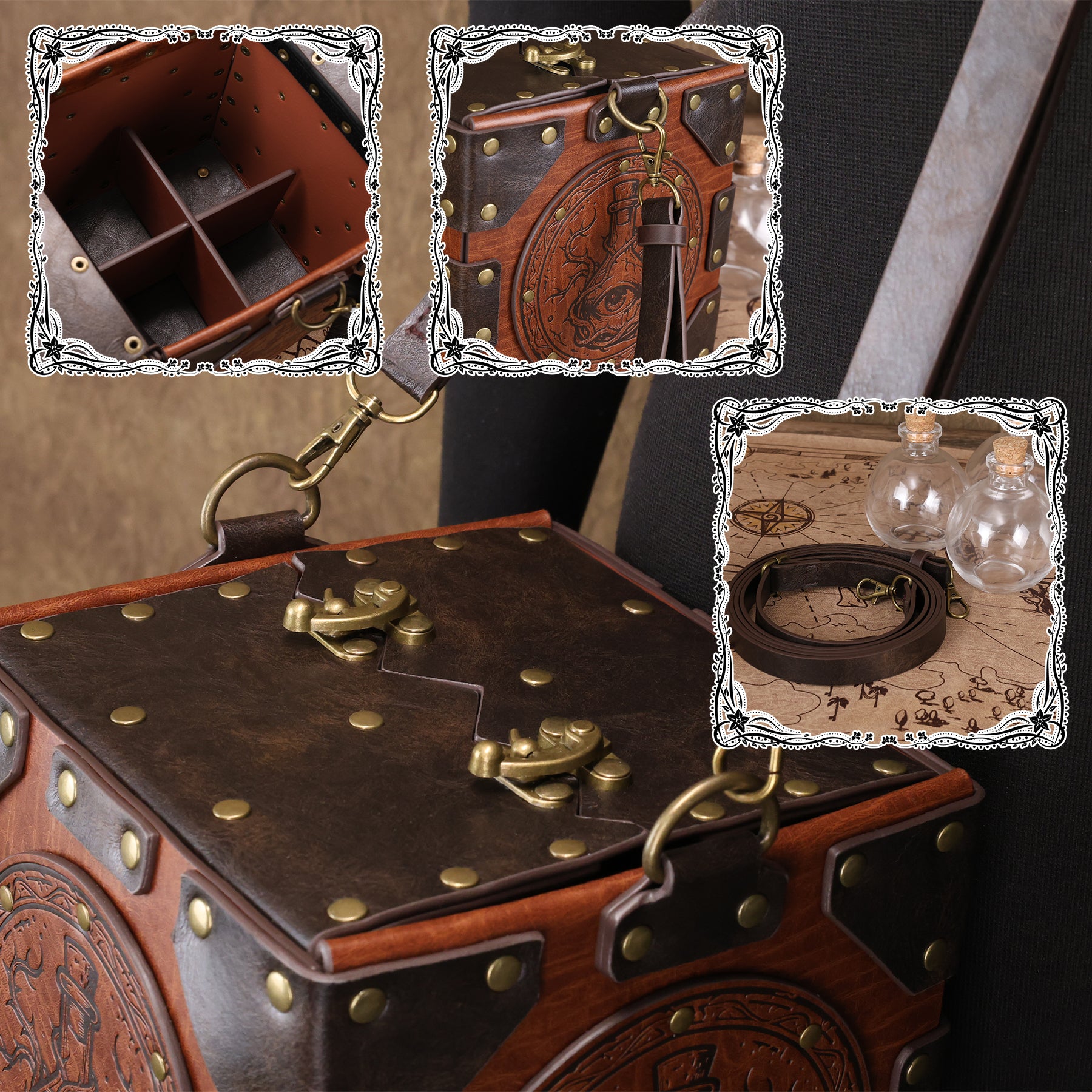 HiiFeuer Medieval Alchemist Crossbody Bag