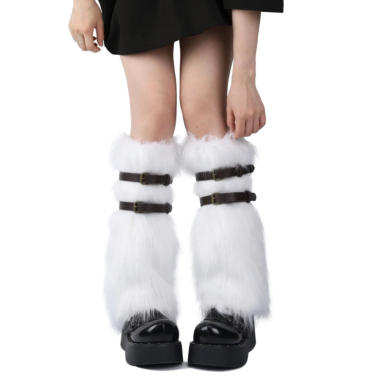 Faux Fur Fuzzy Leg Warmers
