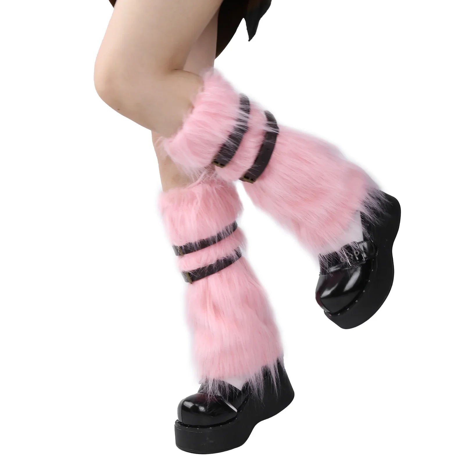 Faux Fur Fuzzy Leg Warmers