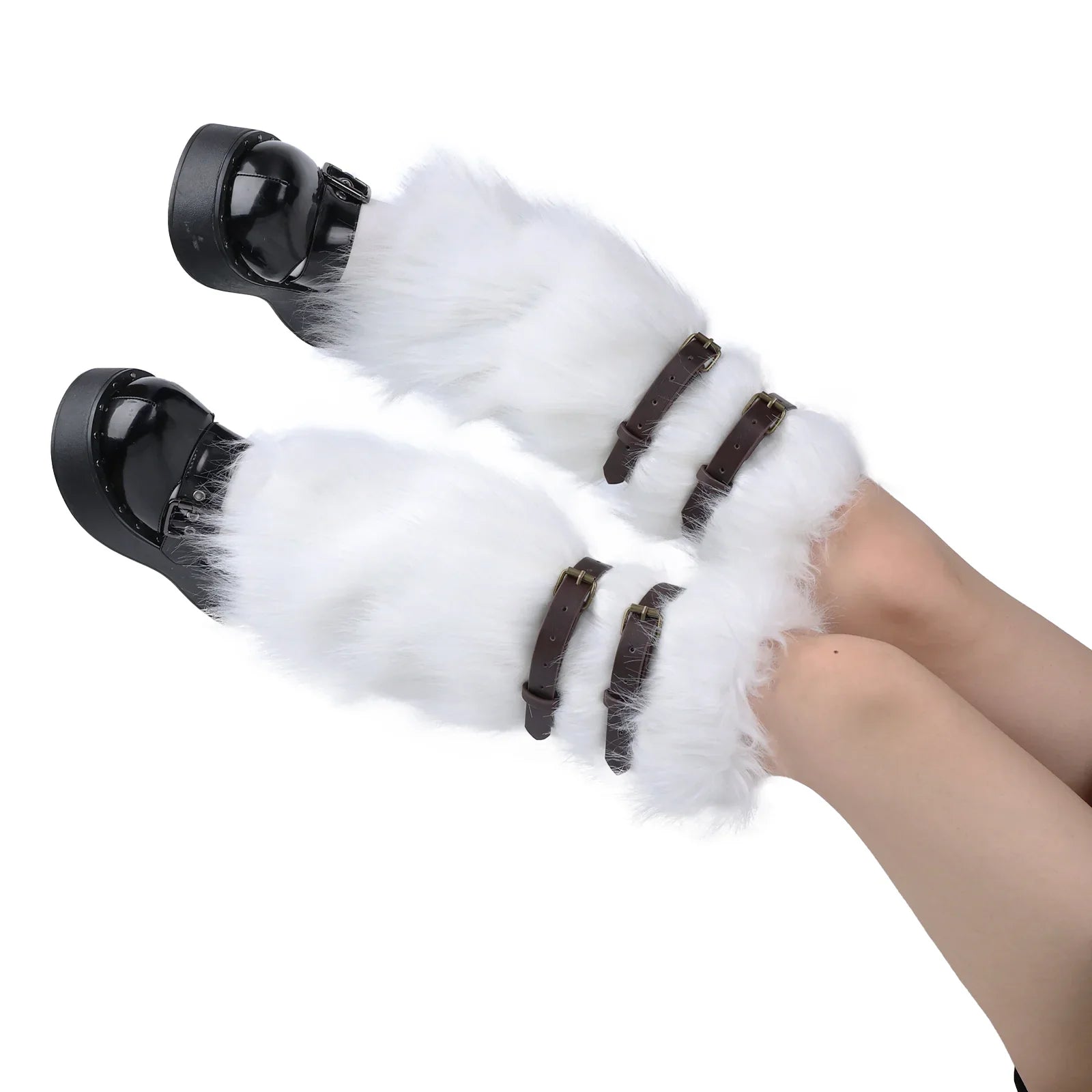 Faux Fur Fuzzy Leg Warmers