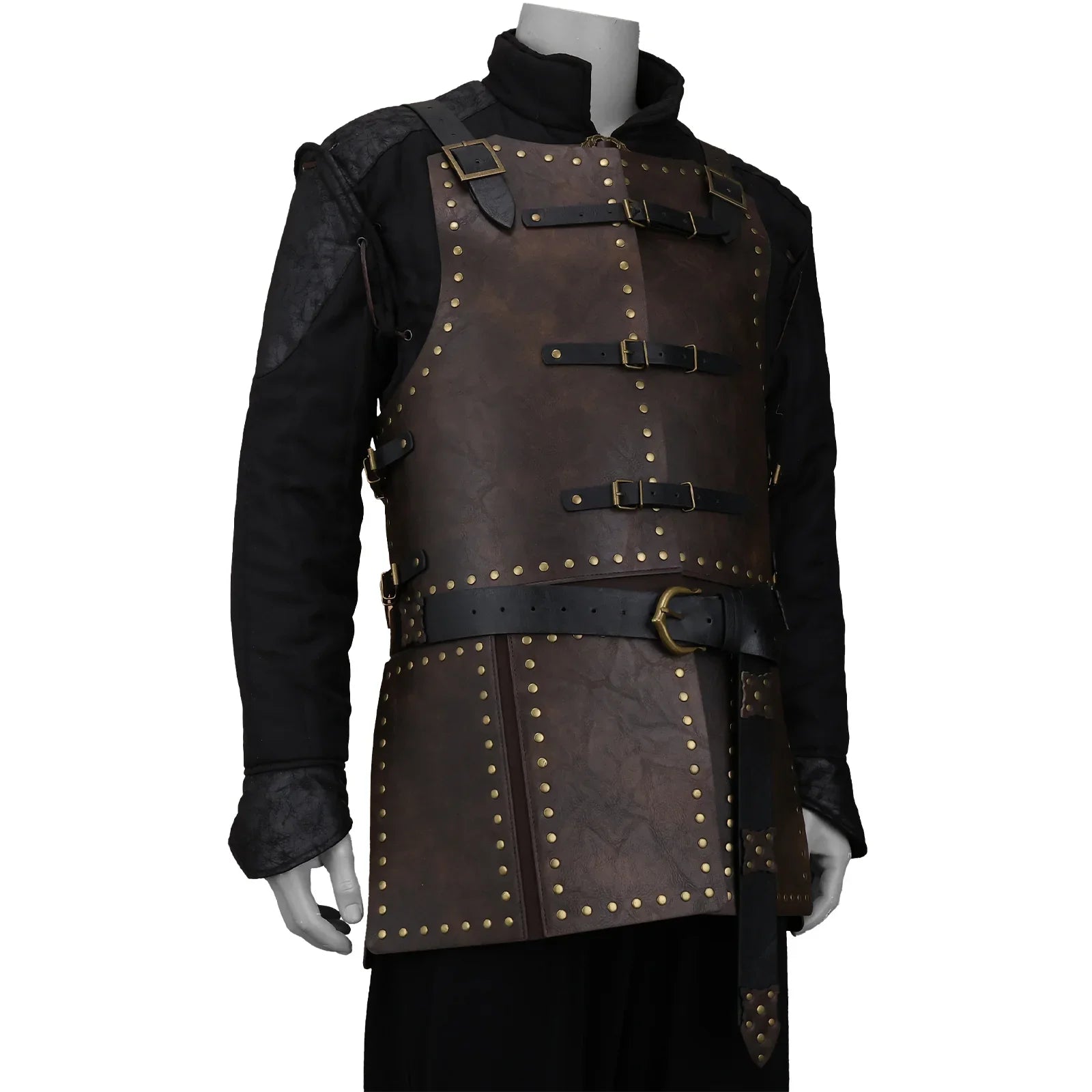 Medieval Faux Leather Chest Armor