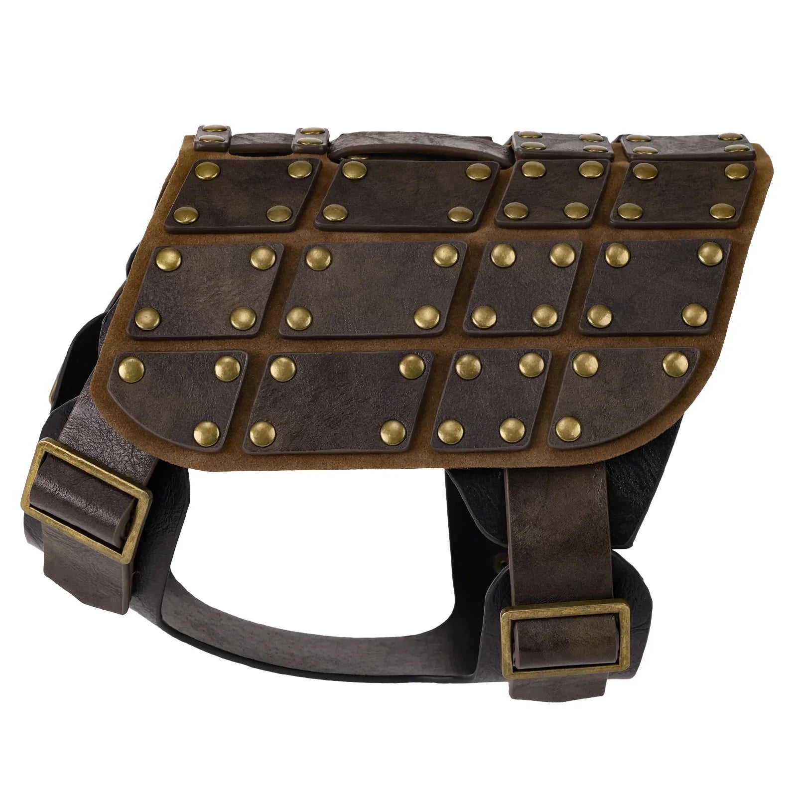 Medieval Faux Leather Dog Armor Clothe