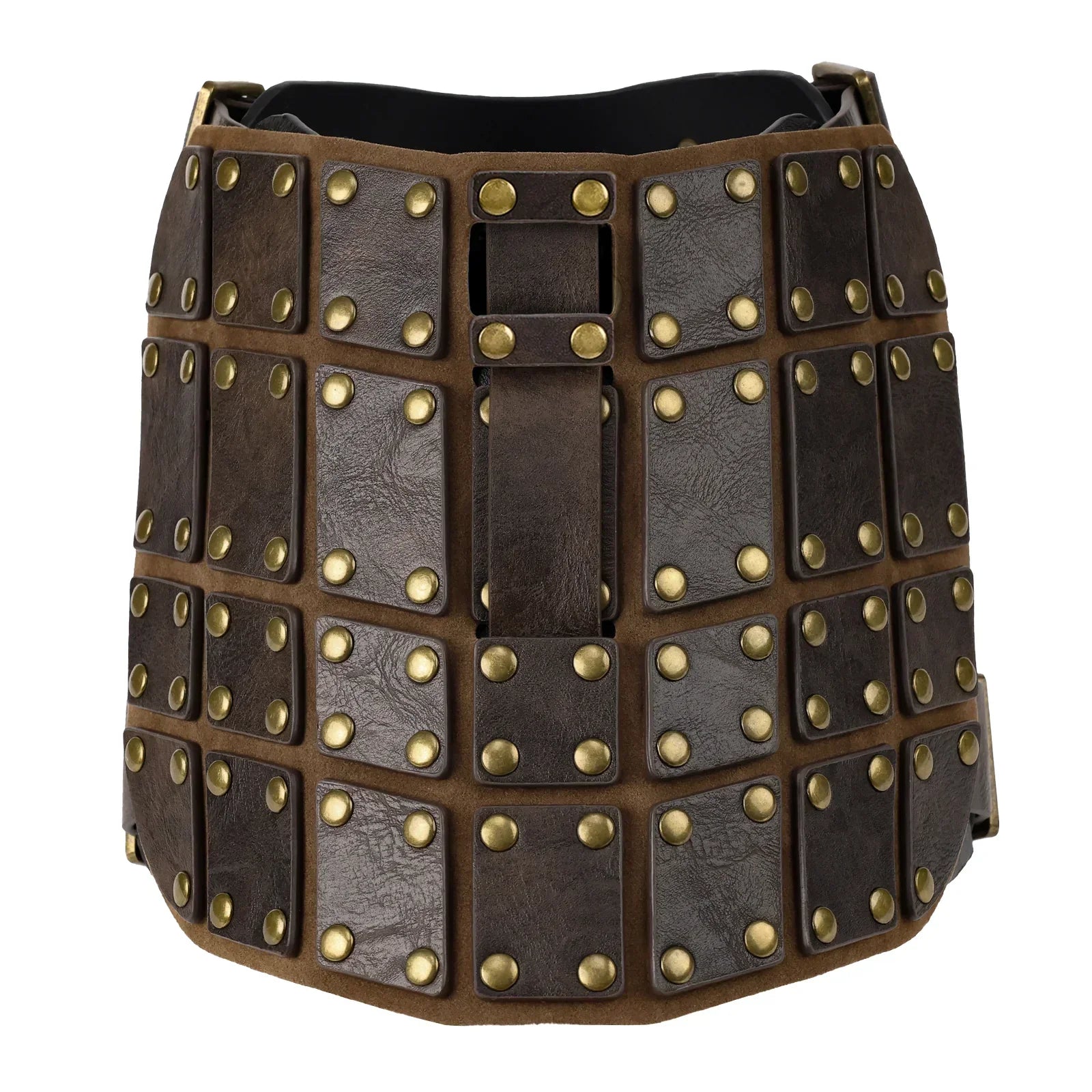 Medieval Faux Leather Dog Armor Clothe