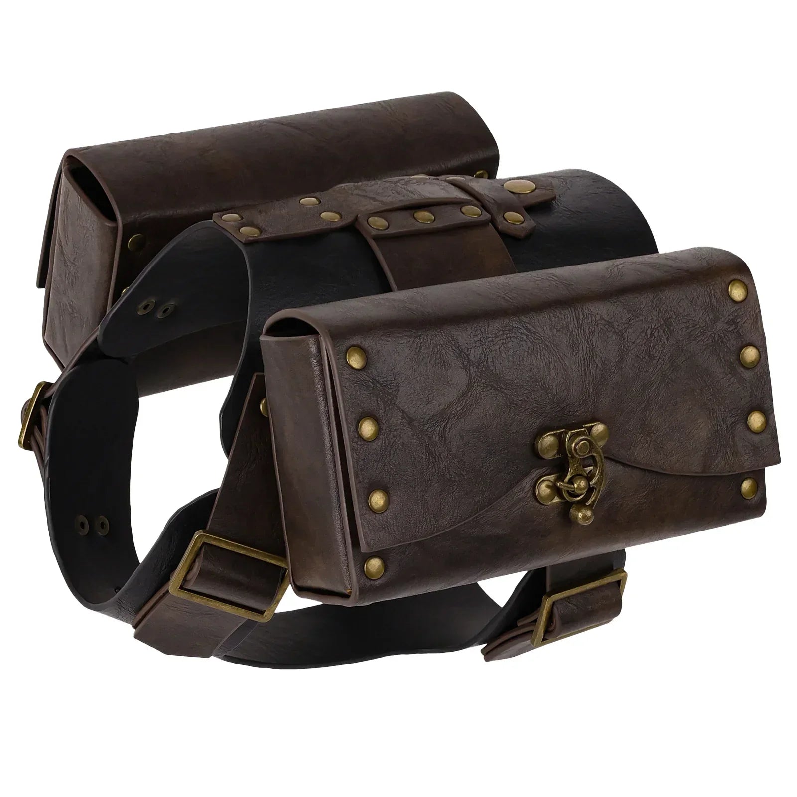 Medieval Faux Leather Dog Armor Clothe