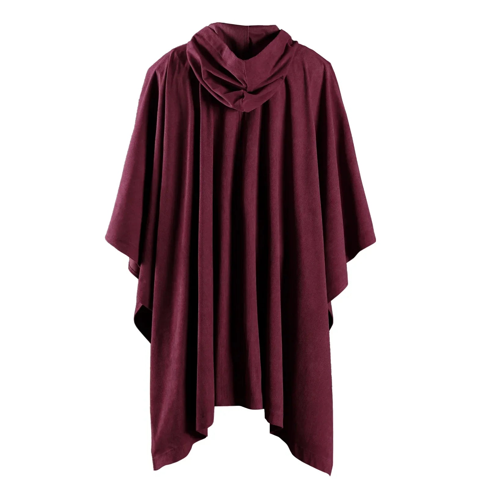 Medieval Corduroy Hooded Cloak
