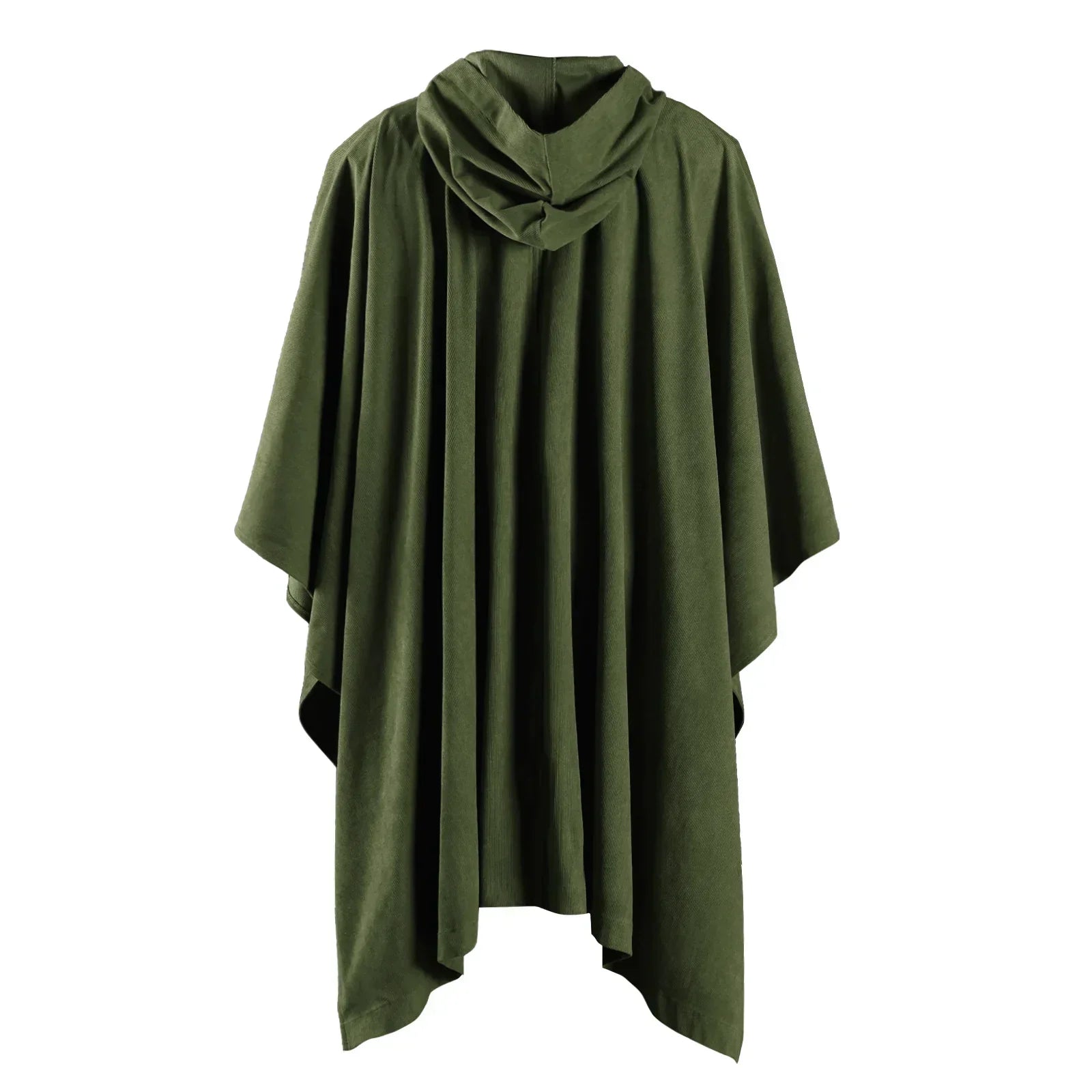 Medieval Corduroy Hooded Cloak
