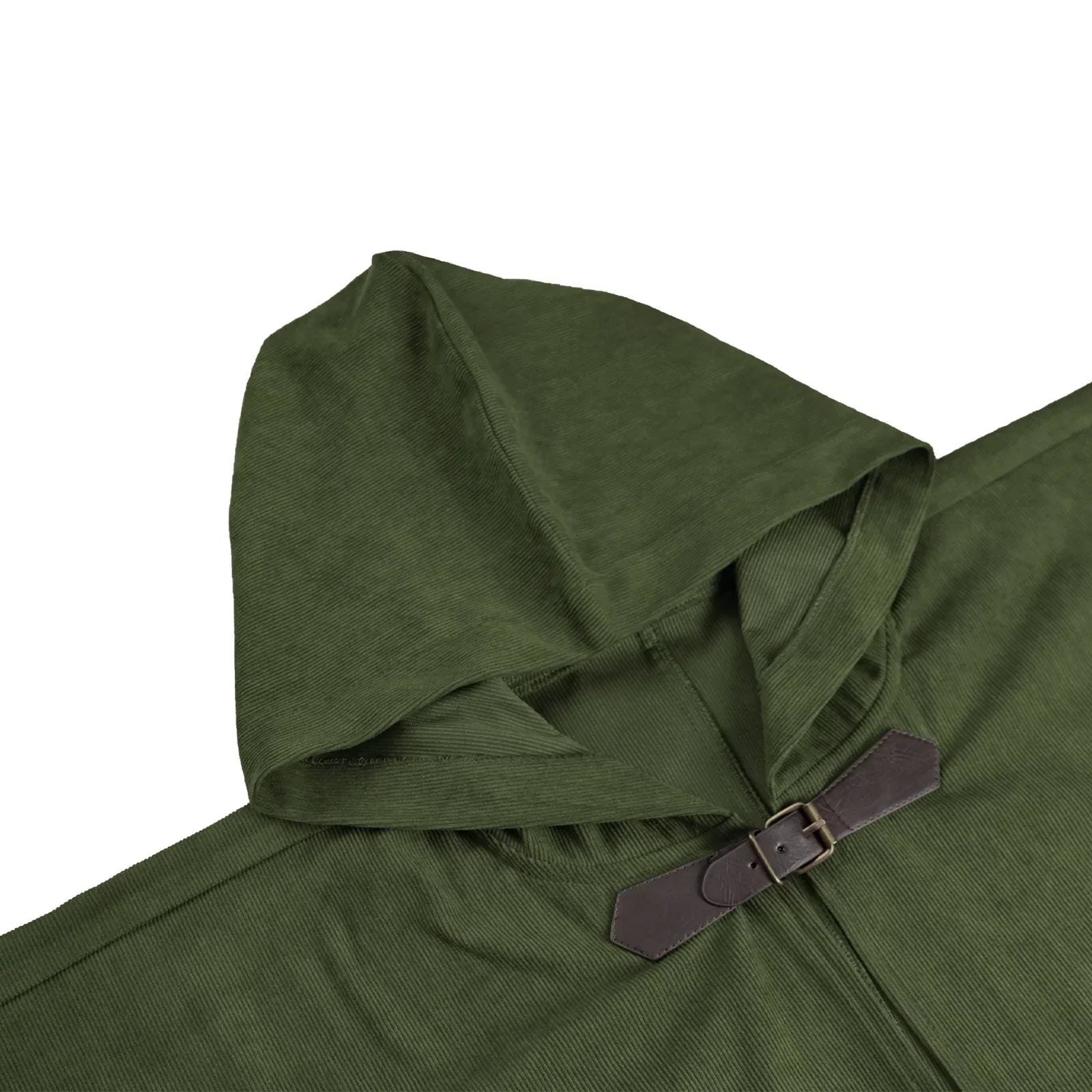 Medieval Corduroy Hooded Cloak