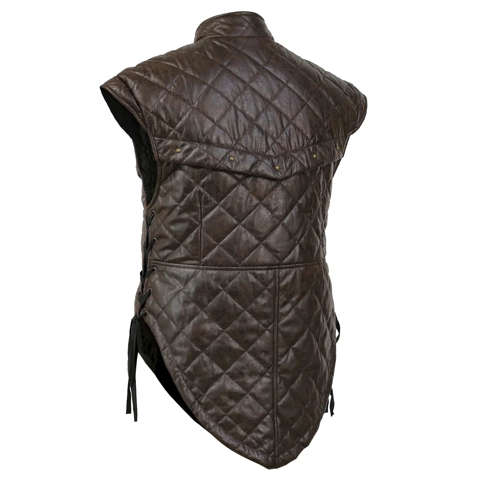 Medieval Suede Sleeveless Vest