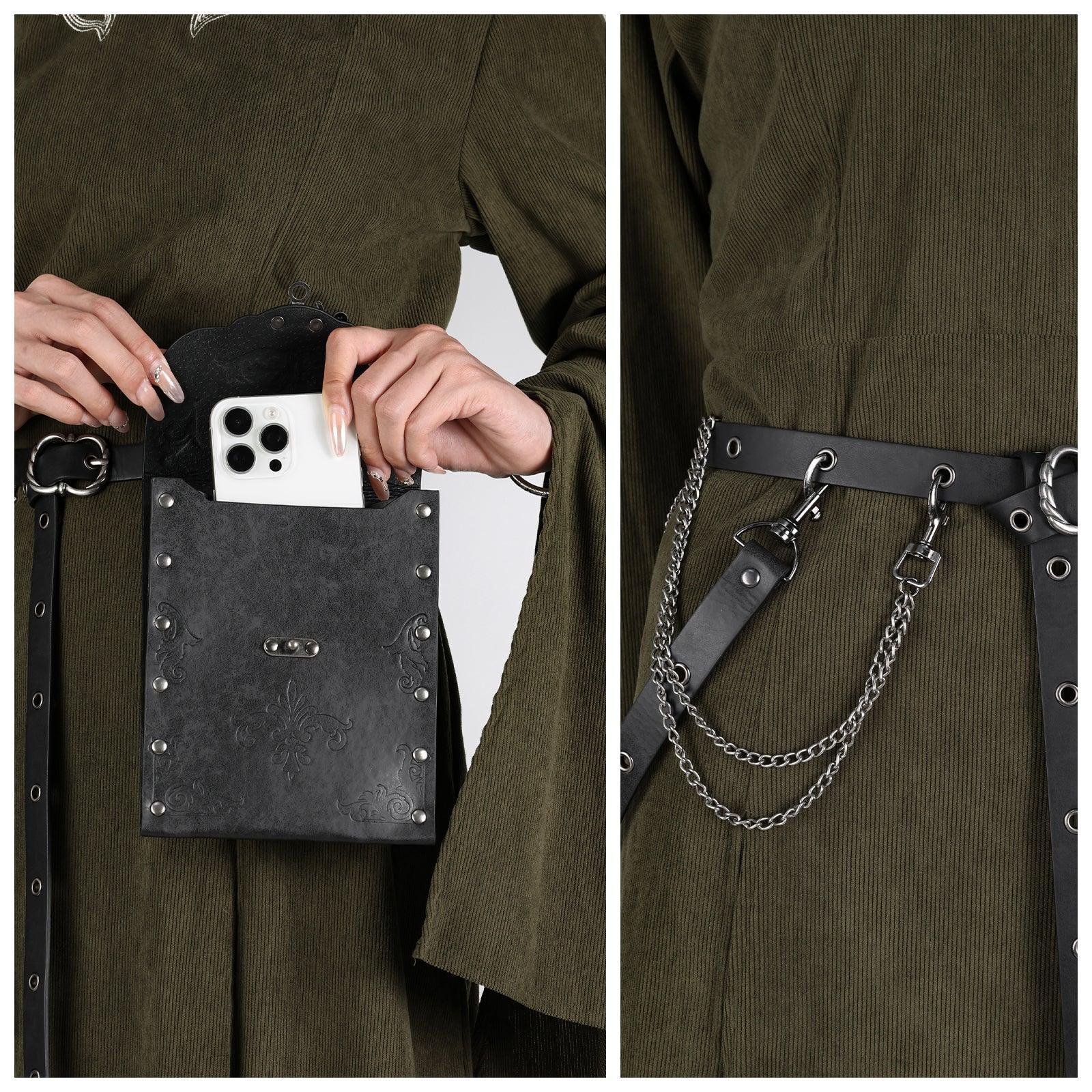 Medieval DIY Belt with Vintage Bag