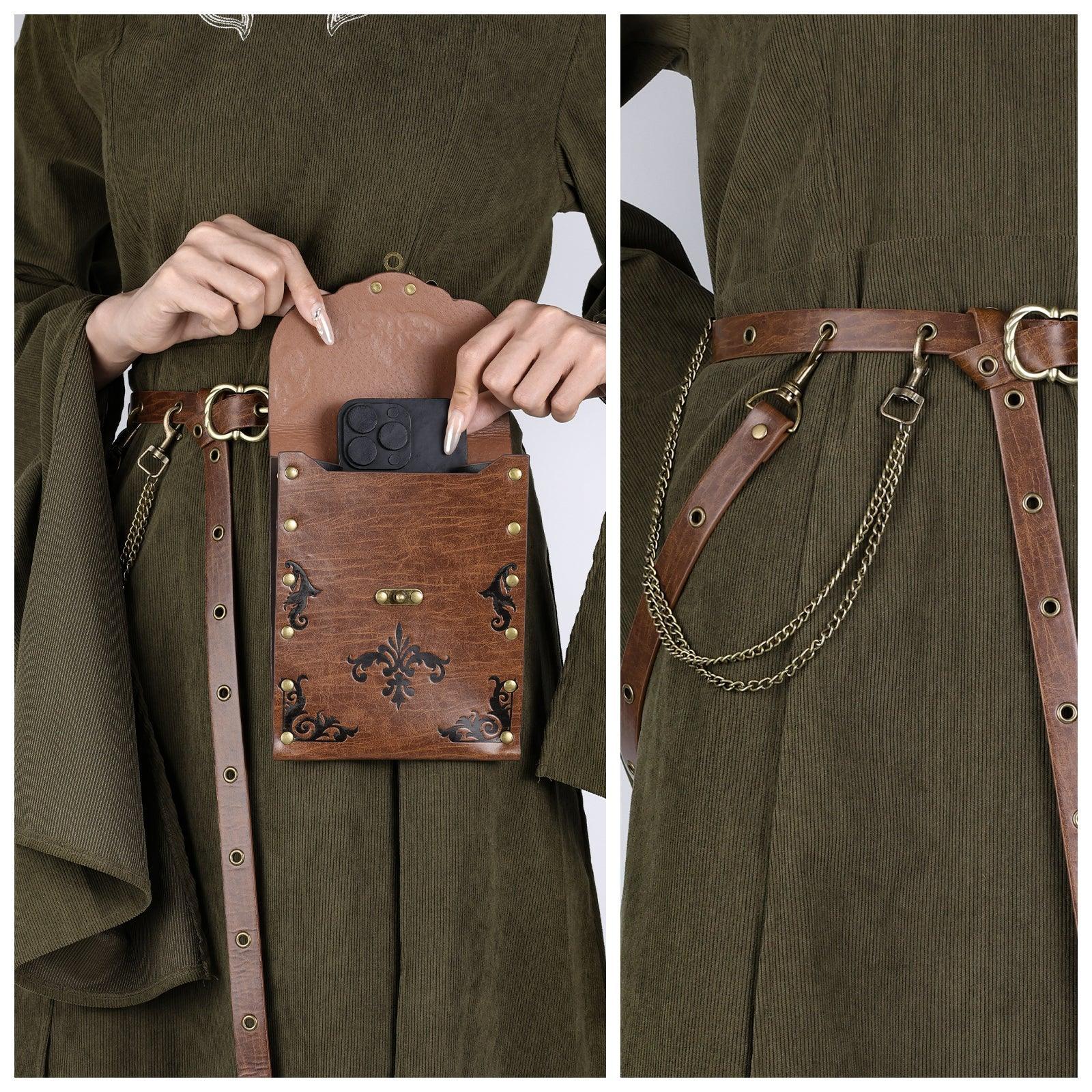 Medieval DIY Belt with Vintage Bag