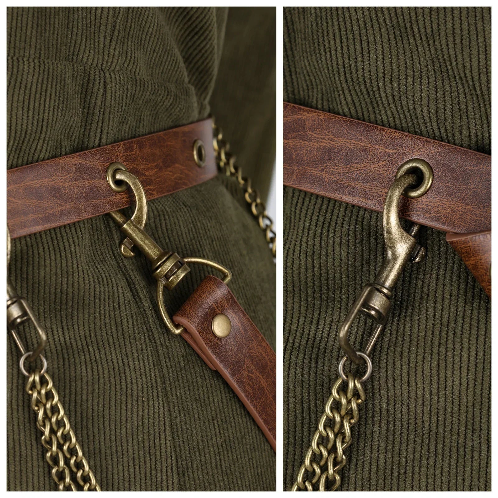 Medieval DIY Belt with Vintage Bag