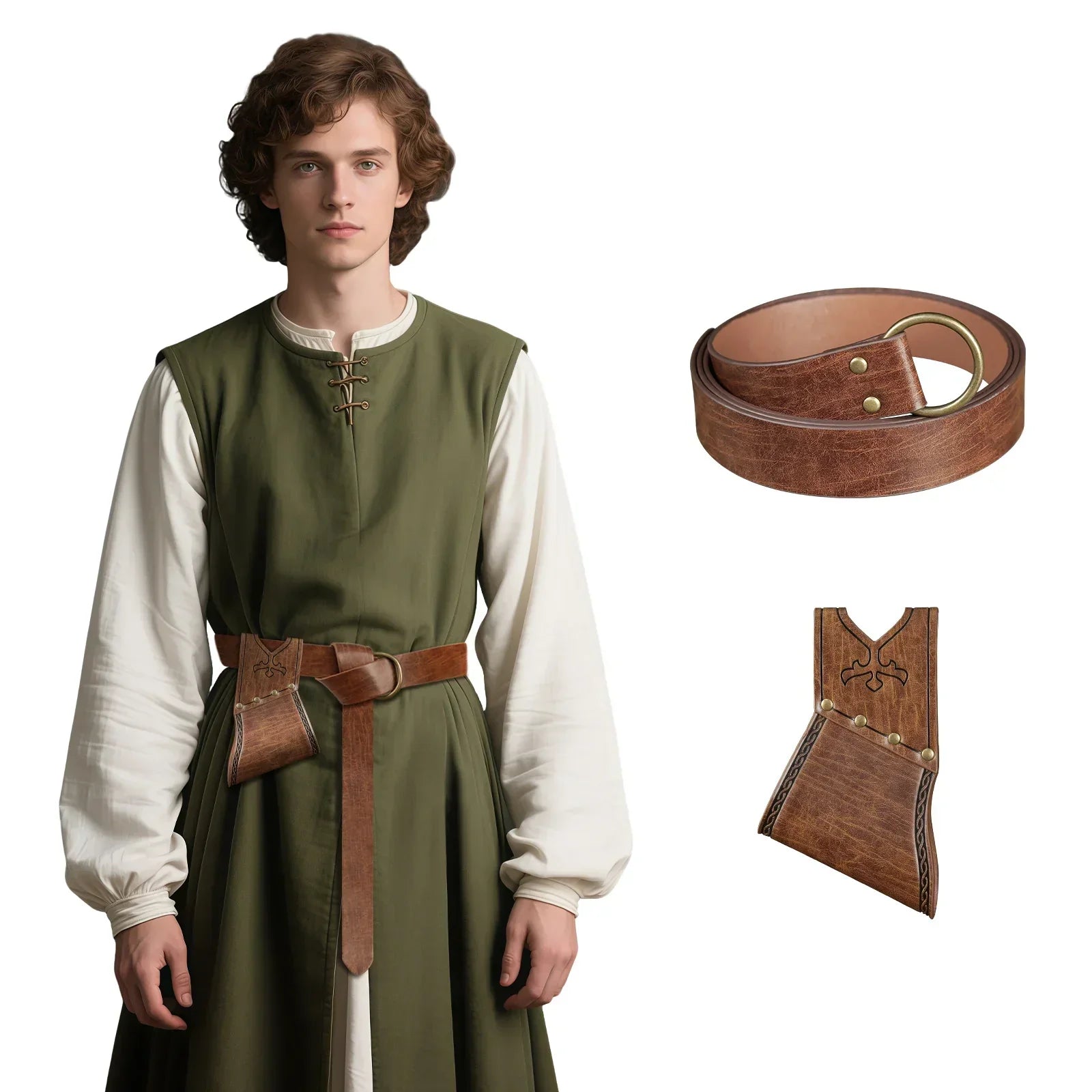 Medieval Sword Frog with Belt
