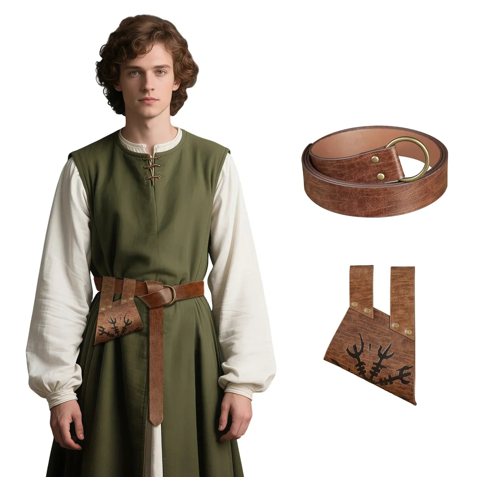 Medieval Sword Frog with Belt