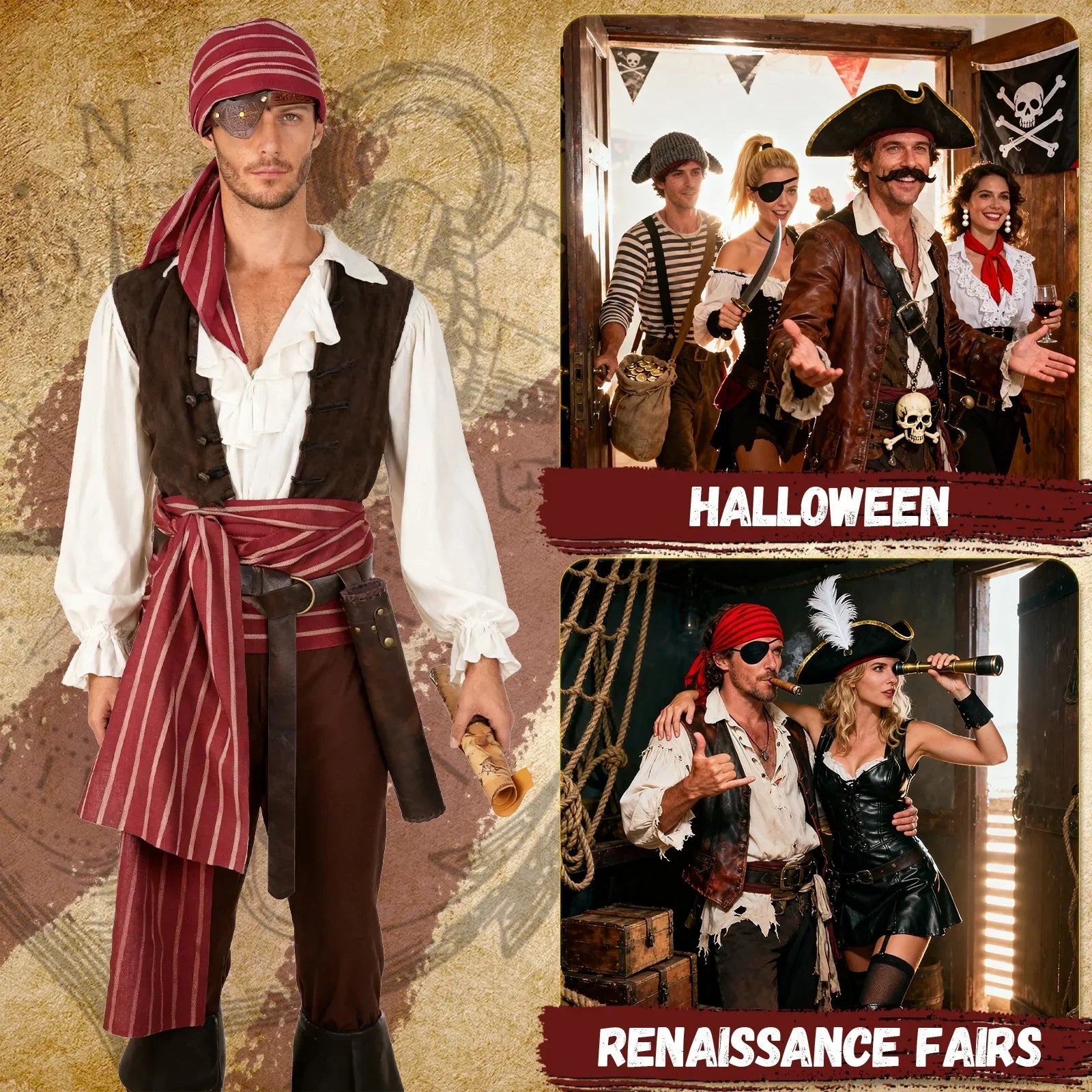 Medieval Pirate Costume