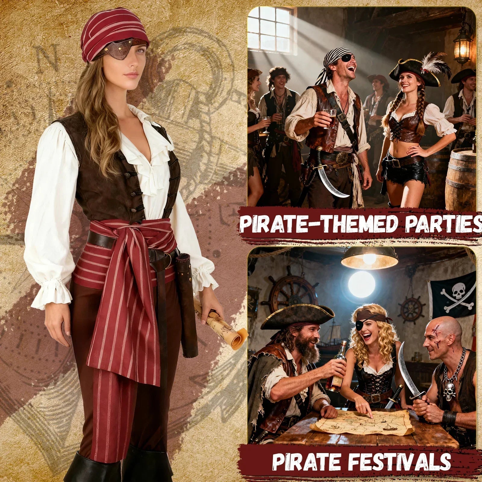 Medieval Pirate Costume