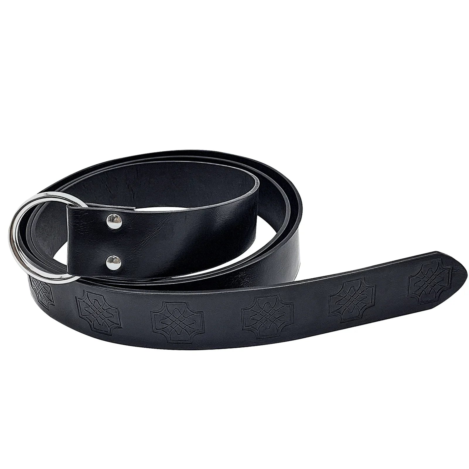 Medieval Embossed O-Ring Belt