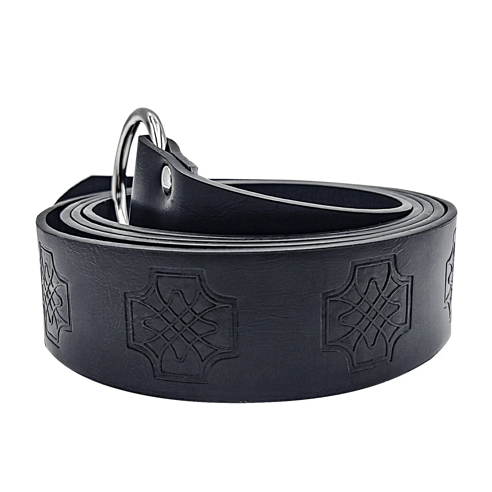 Medieval Embossed O-Ring Belt