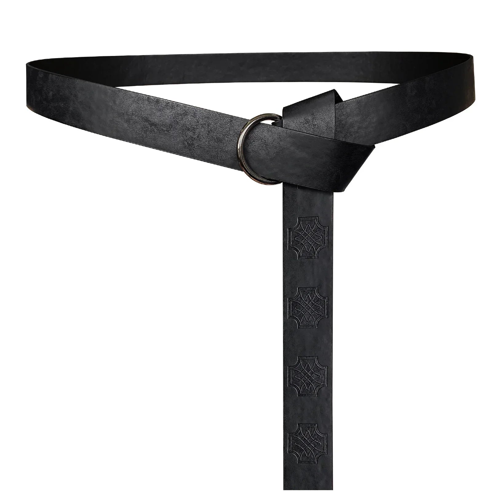Medieval Embossed O-Ring Belt