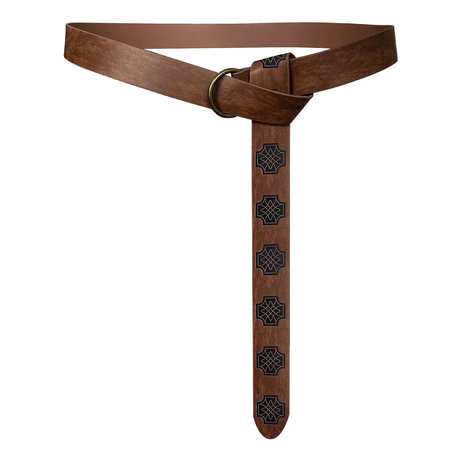 Medieval Embossed O-Ring Belt