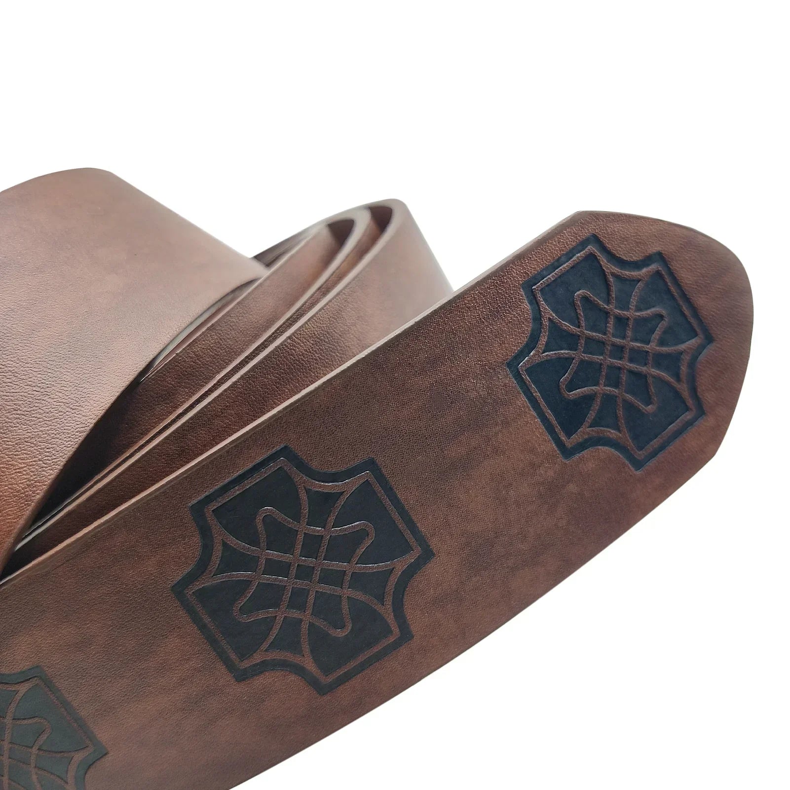 Medieval Embossed O-Ring Belt
