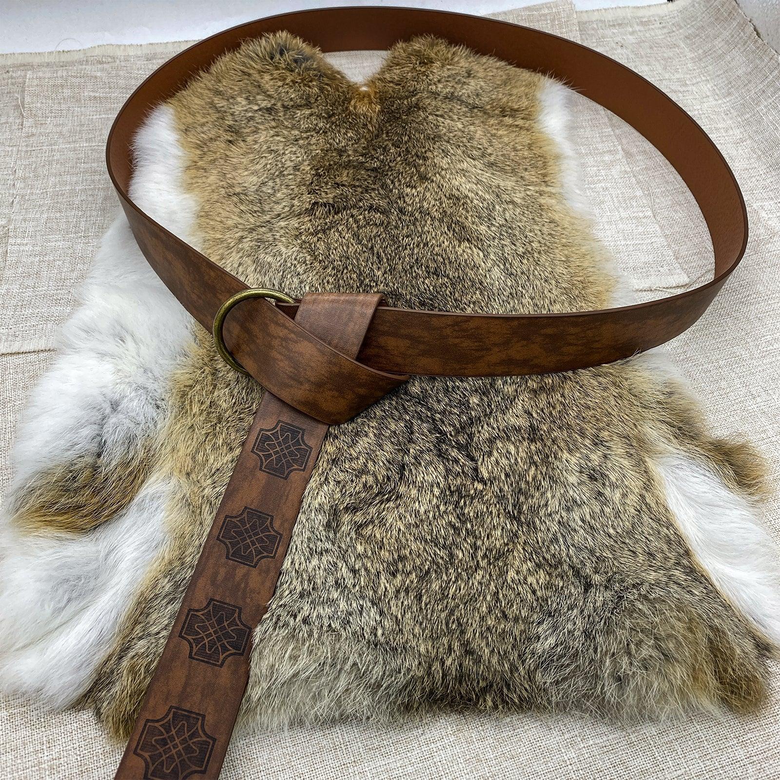 Medieval Embossed O-Ring Belt