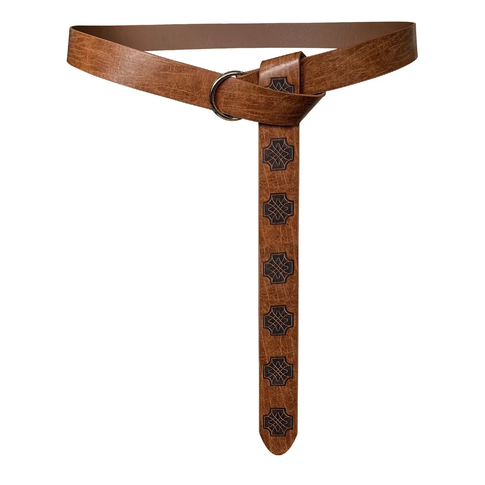 Medieval Embossed O-Ring Belt