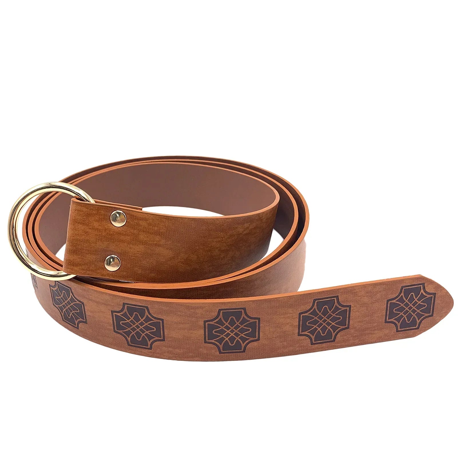 Medieval Embossed O-Ring Belt