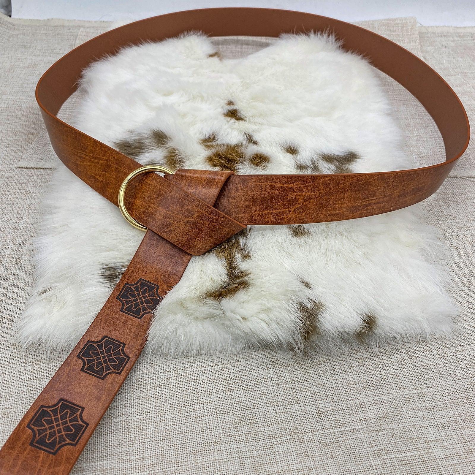 Medieval Embossed O-Ring Belt