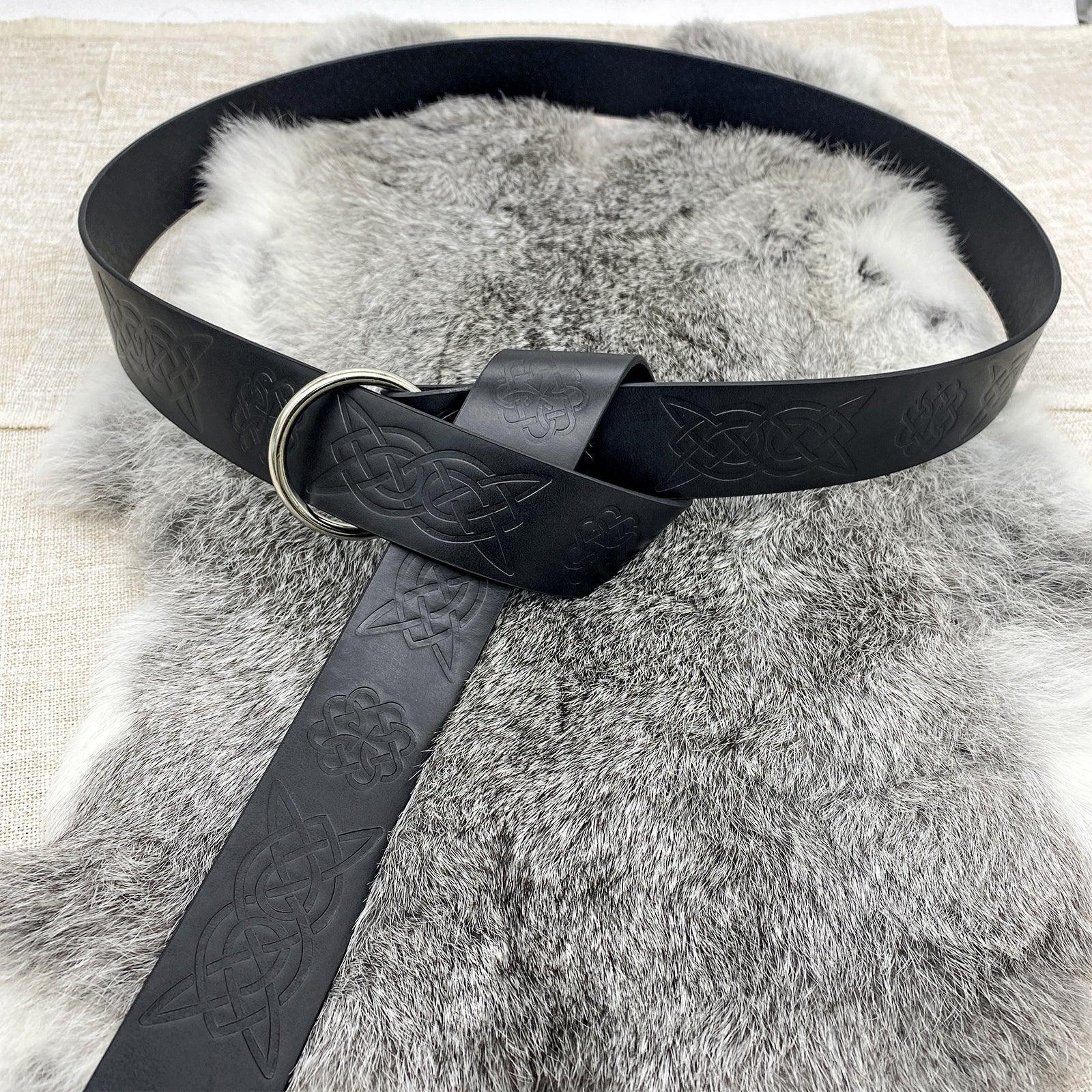 Medieval Embossed O-Ring Belt