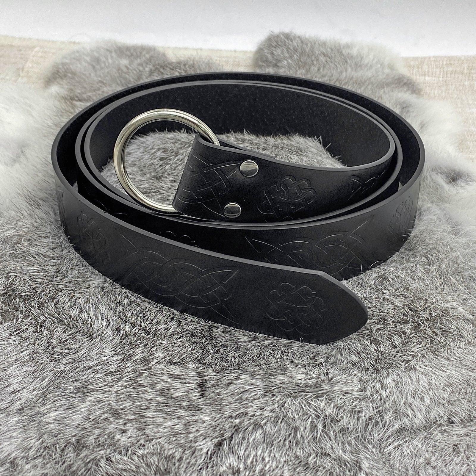 Medieval Embossed O-Ring Belt