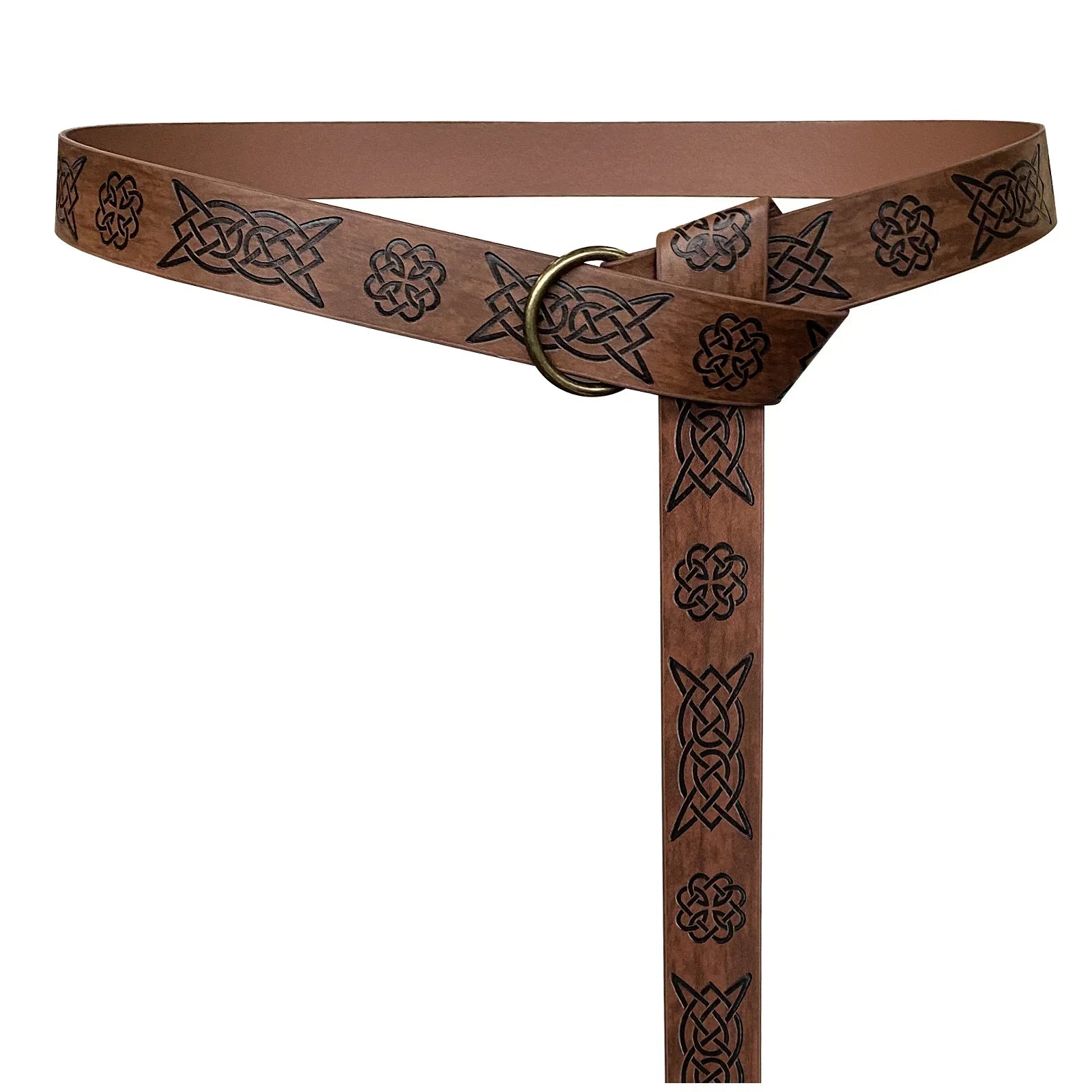 Medieval Embossed O-Ring Belt