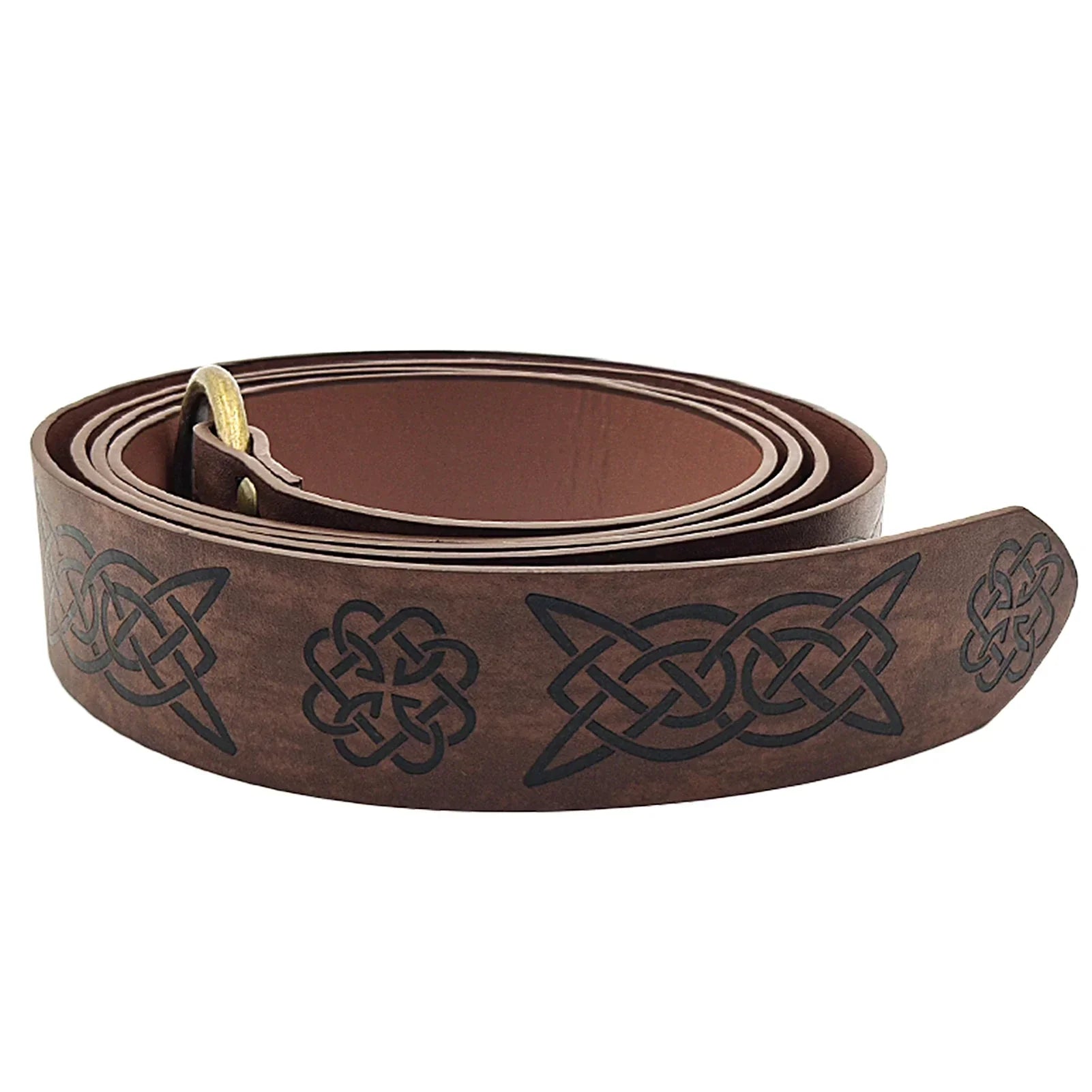 Medieval Embossed O-Ring Belt