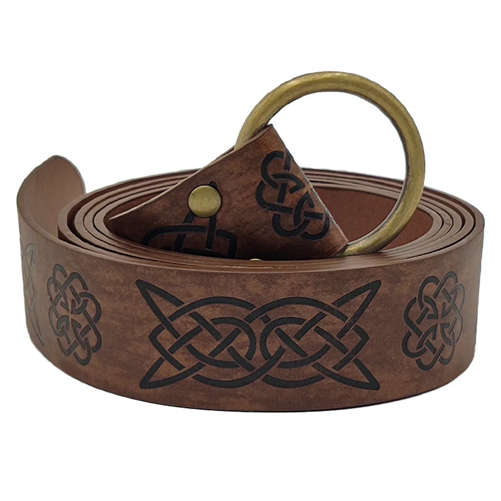 Medieval Embossed O-Ring Belt