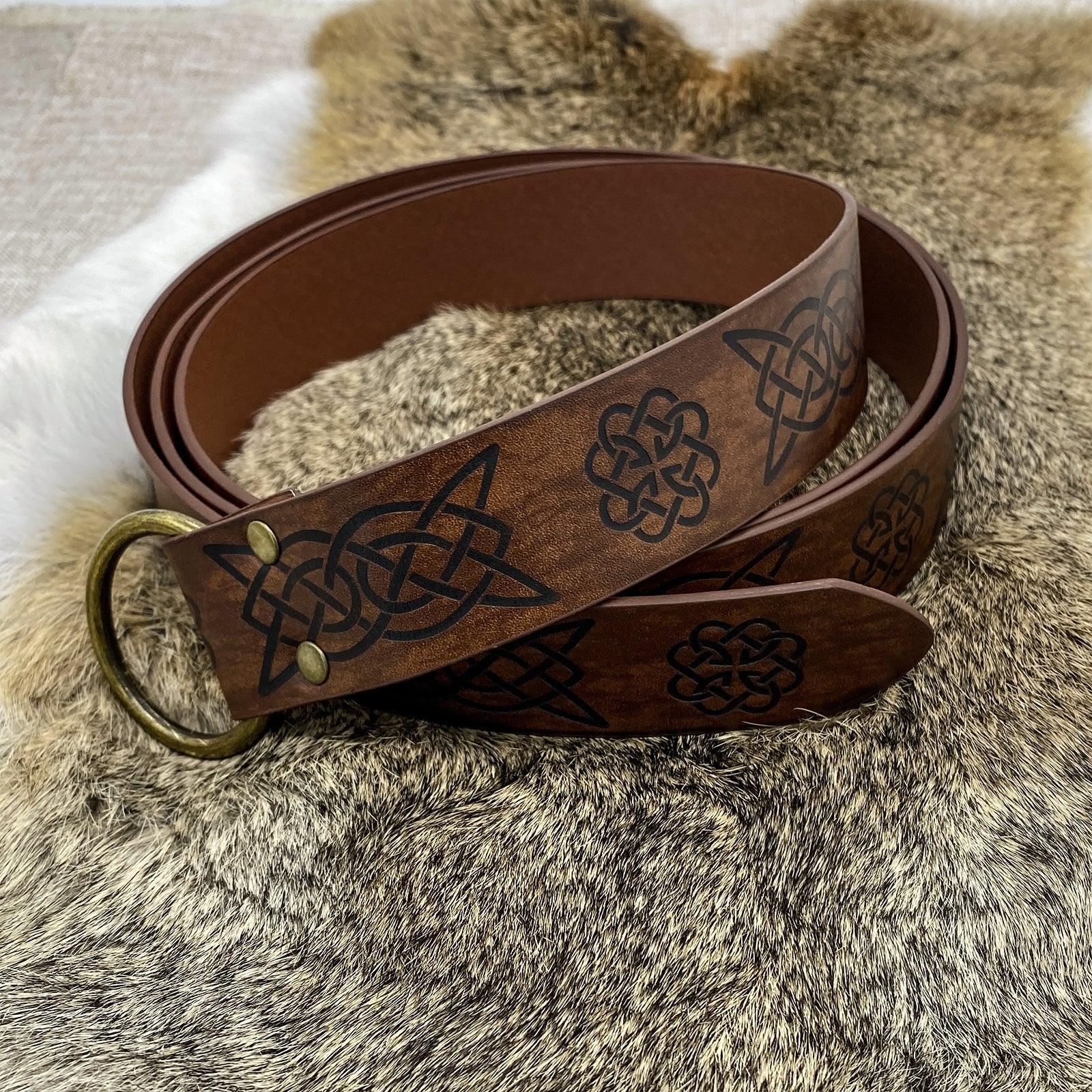 Medieval Embossed O-Ring Belt