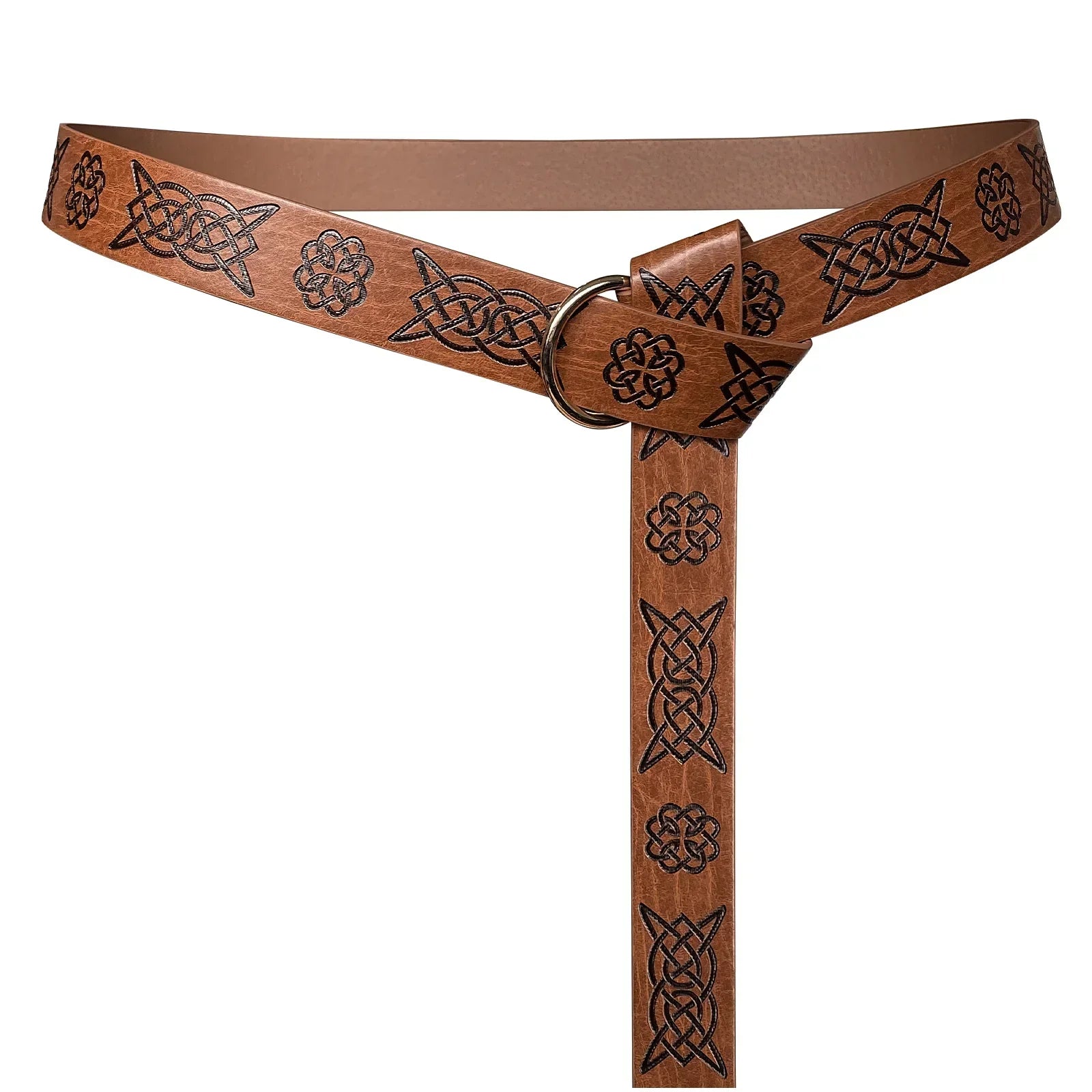 Medieval Embossed O-Ring Belt