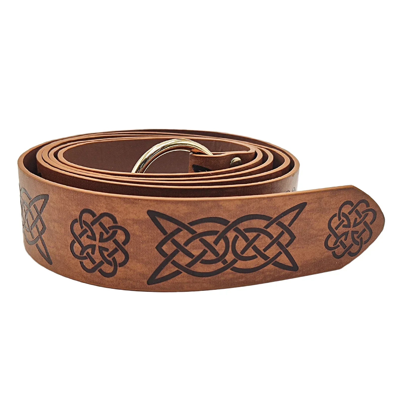 Medieval Embossed O-Ring Belt