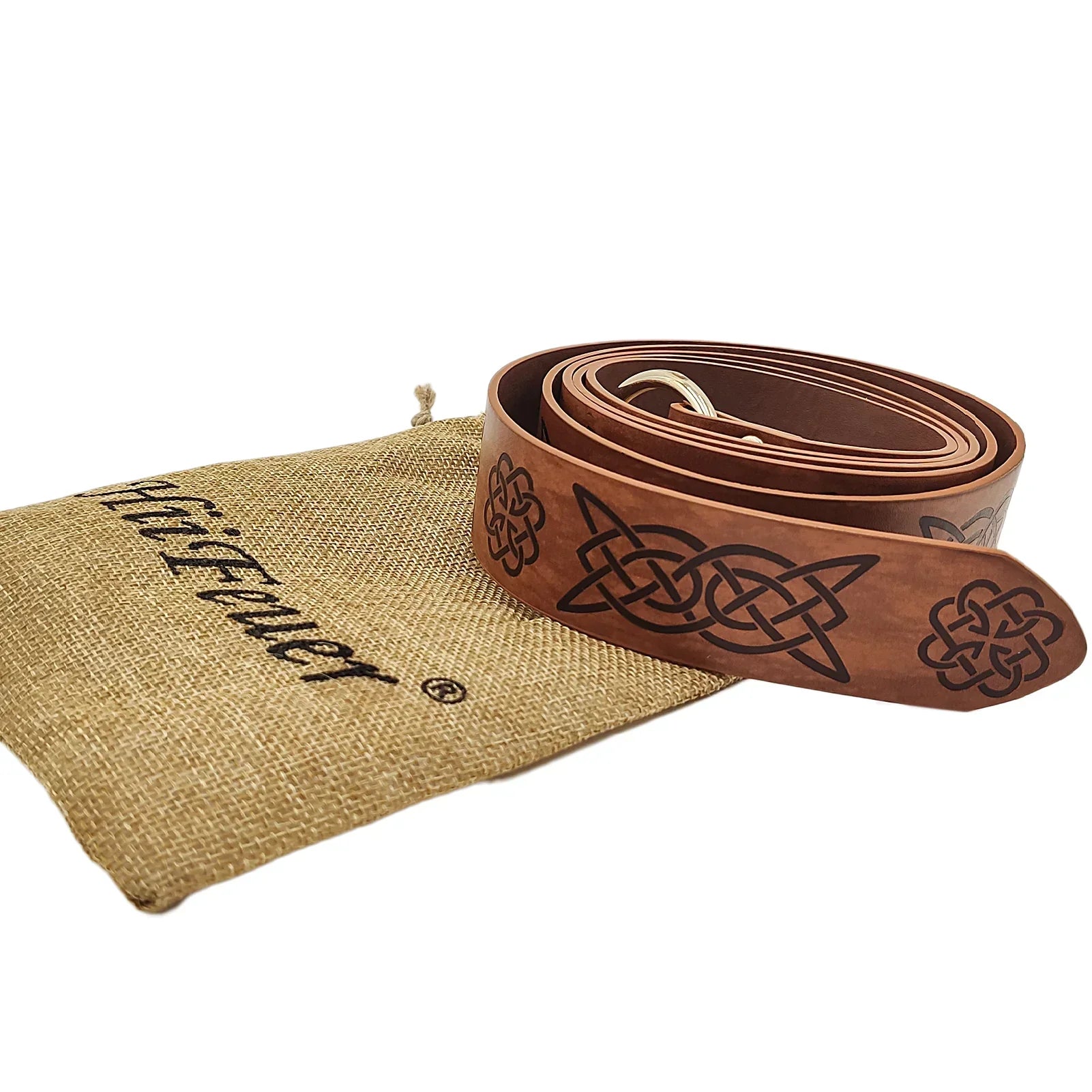 Medieval Embossed O-Ring Belt