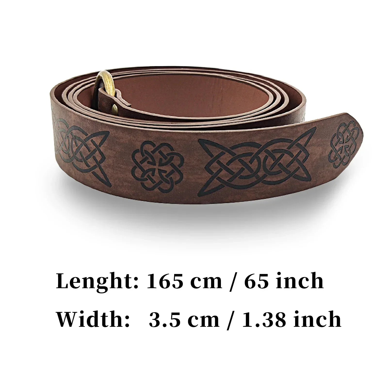 Medieval Embossed O-Ring Belt