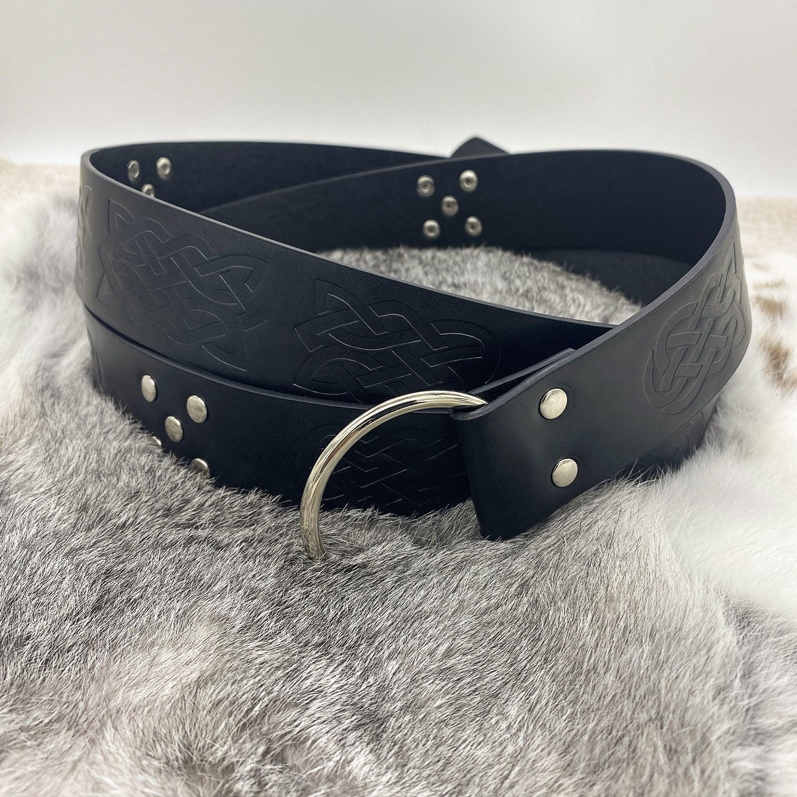 Medieval Embossed O-Ring Belt