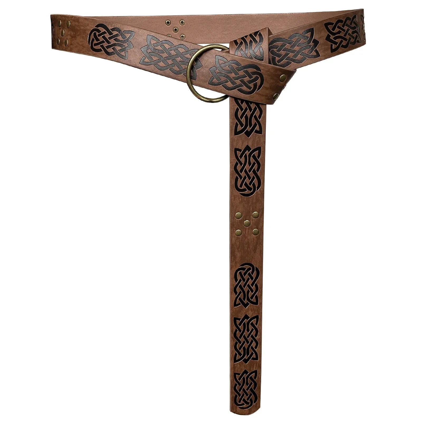 Medieval Embossed O-Ring Belt