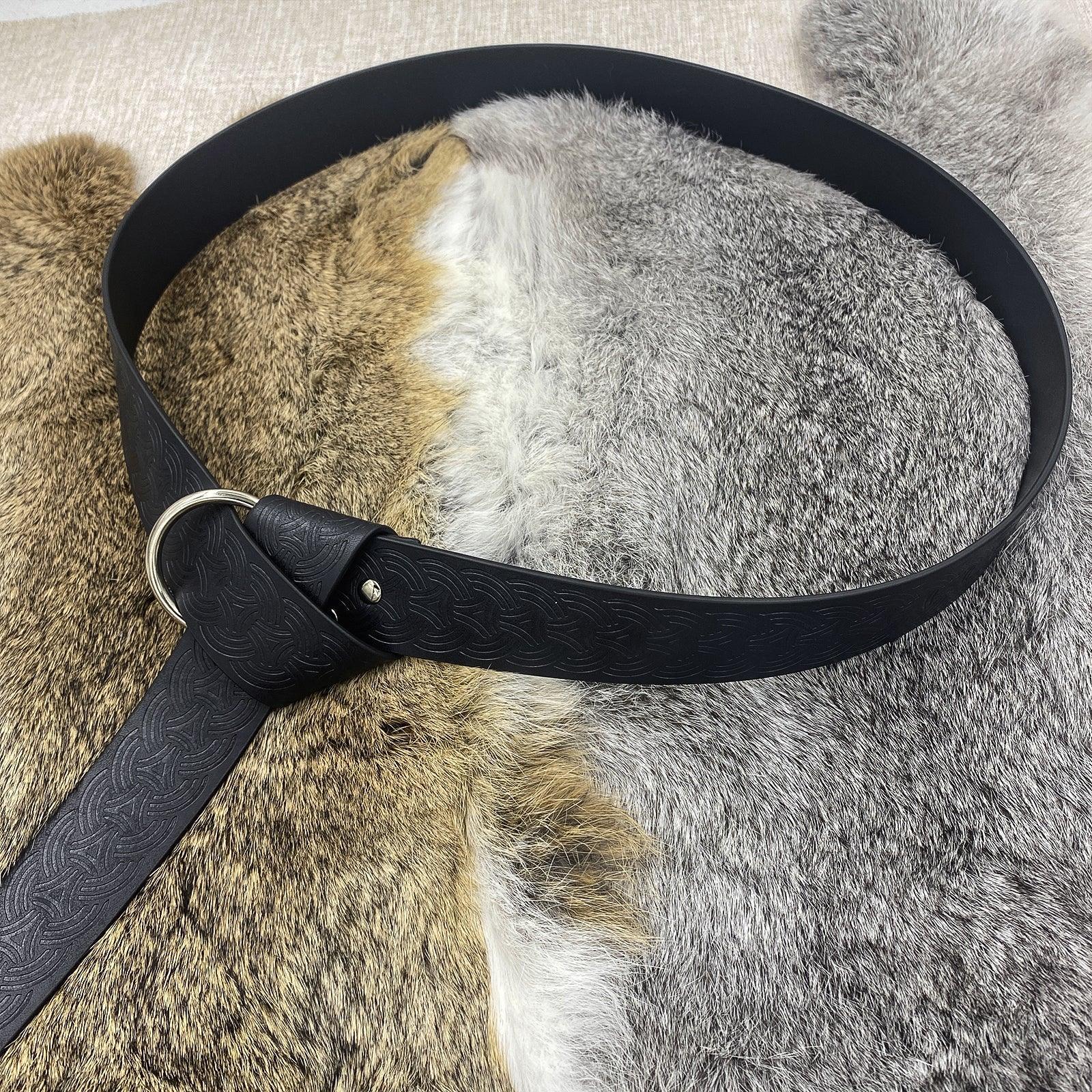 Medieval Embossed O-Ring Belt
