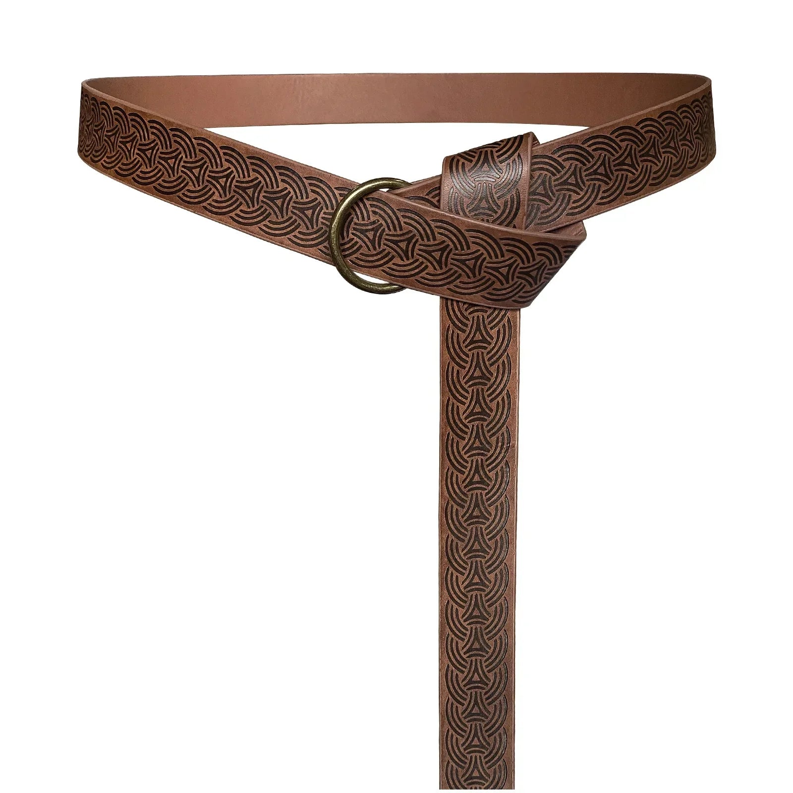 Medieval Embossed O-Ring Belt