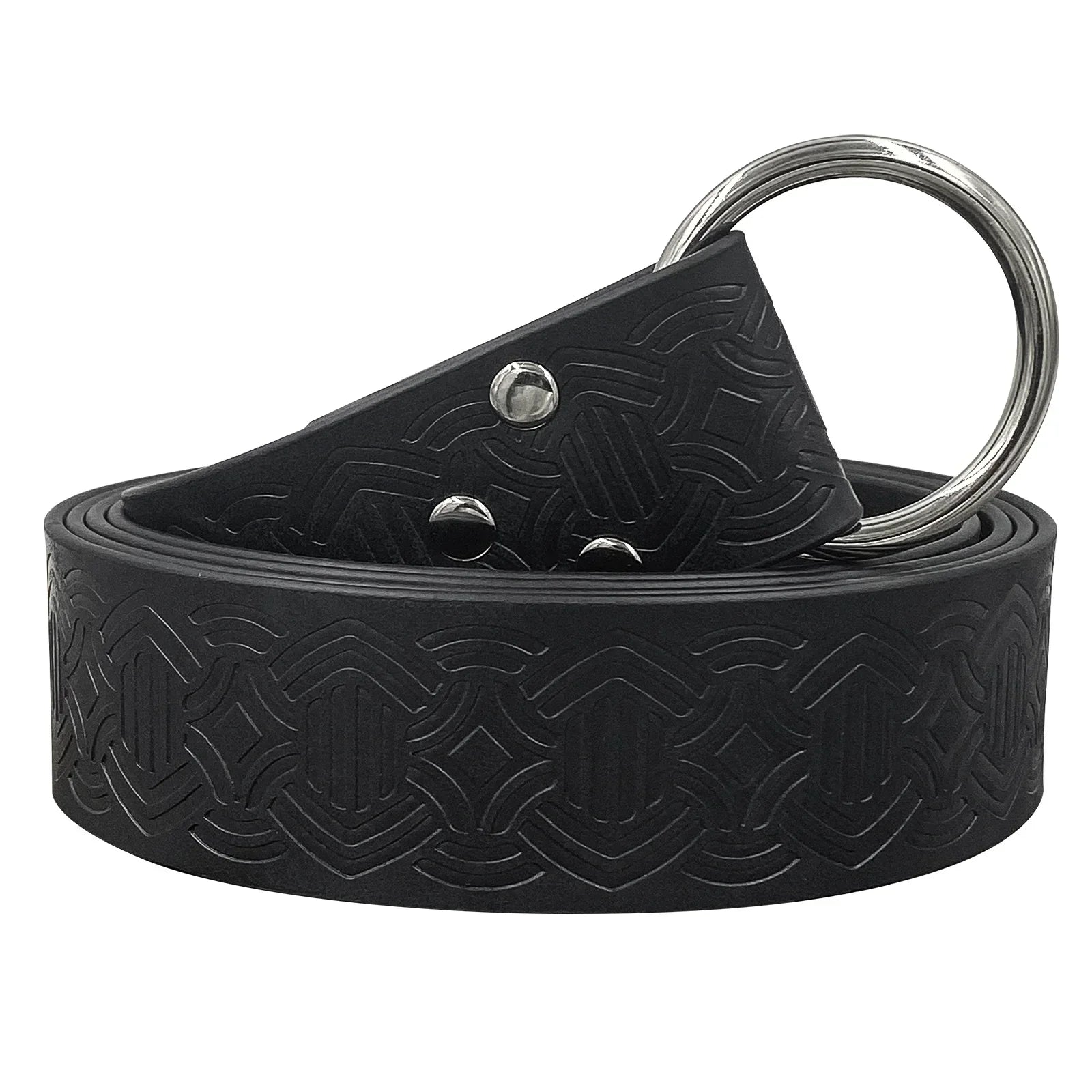 Medieval Embossed O-Ring Belt