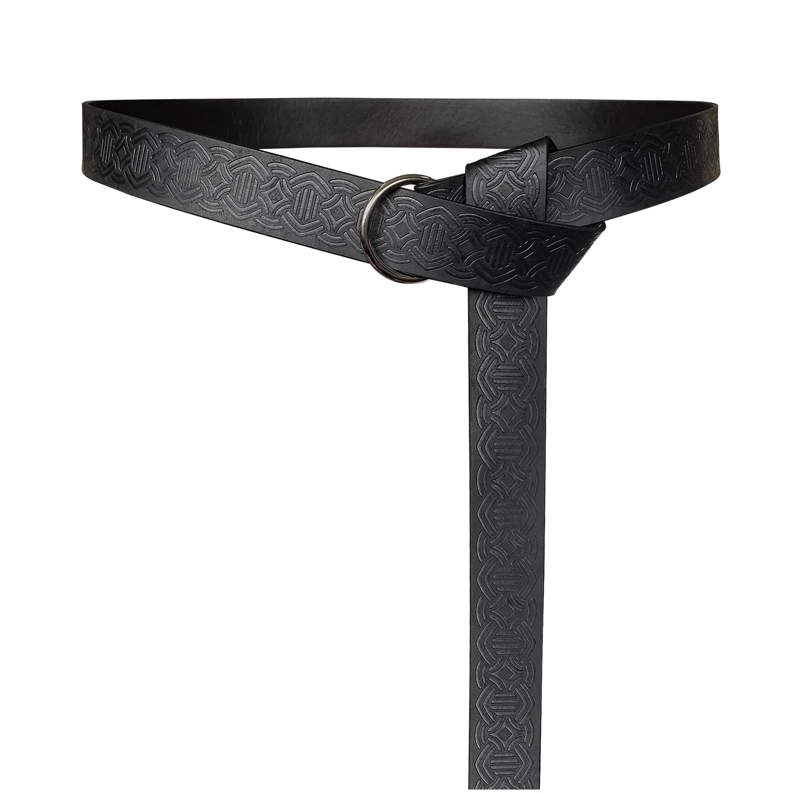 Medieval Embossed O-Ring Belt