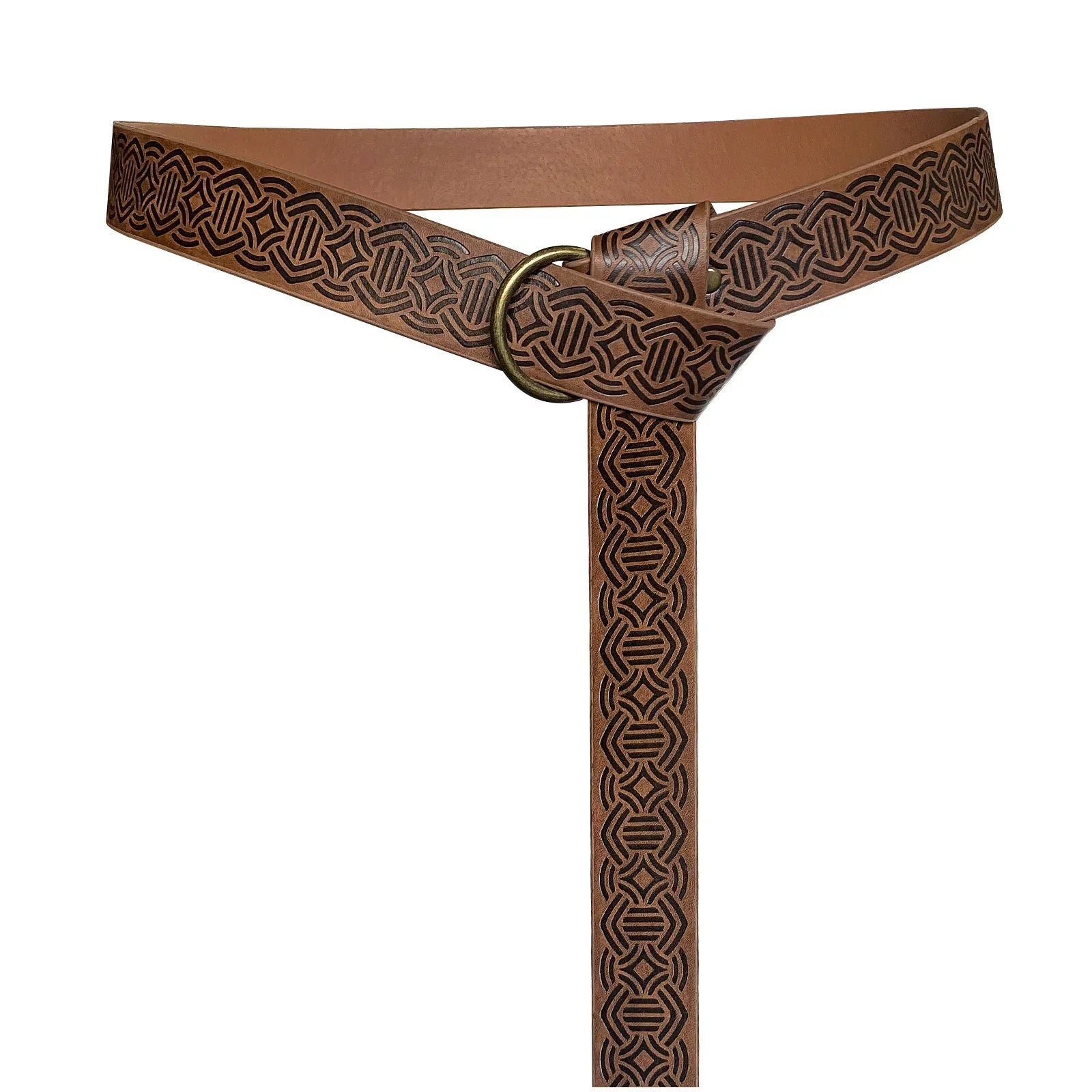 Medieval Embossed O-Ring Belt