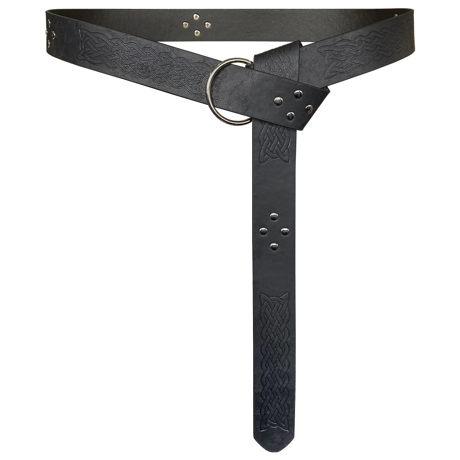 Medieval Embossed O-Ring Belt