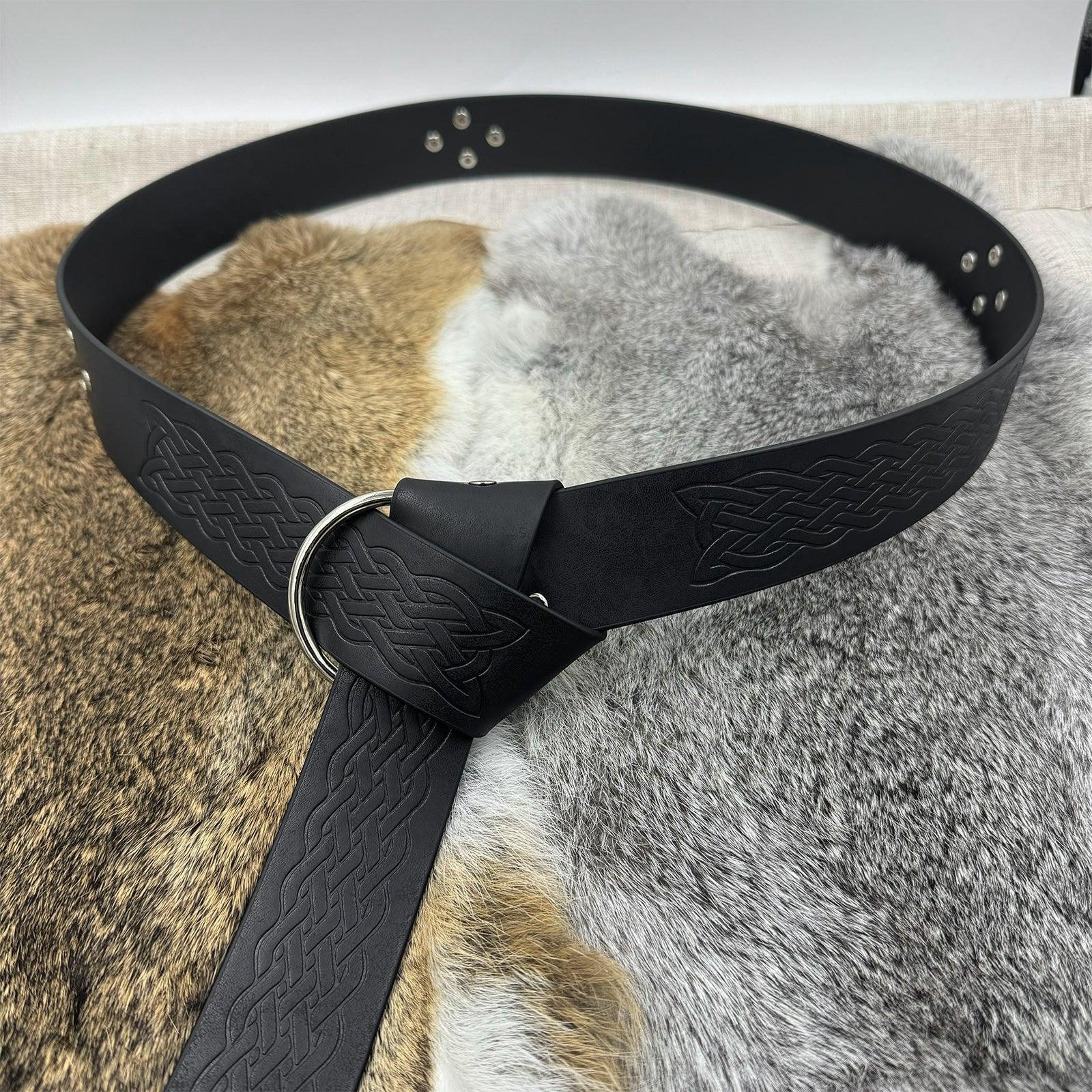 Medieval Embossed O-Ring Belt