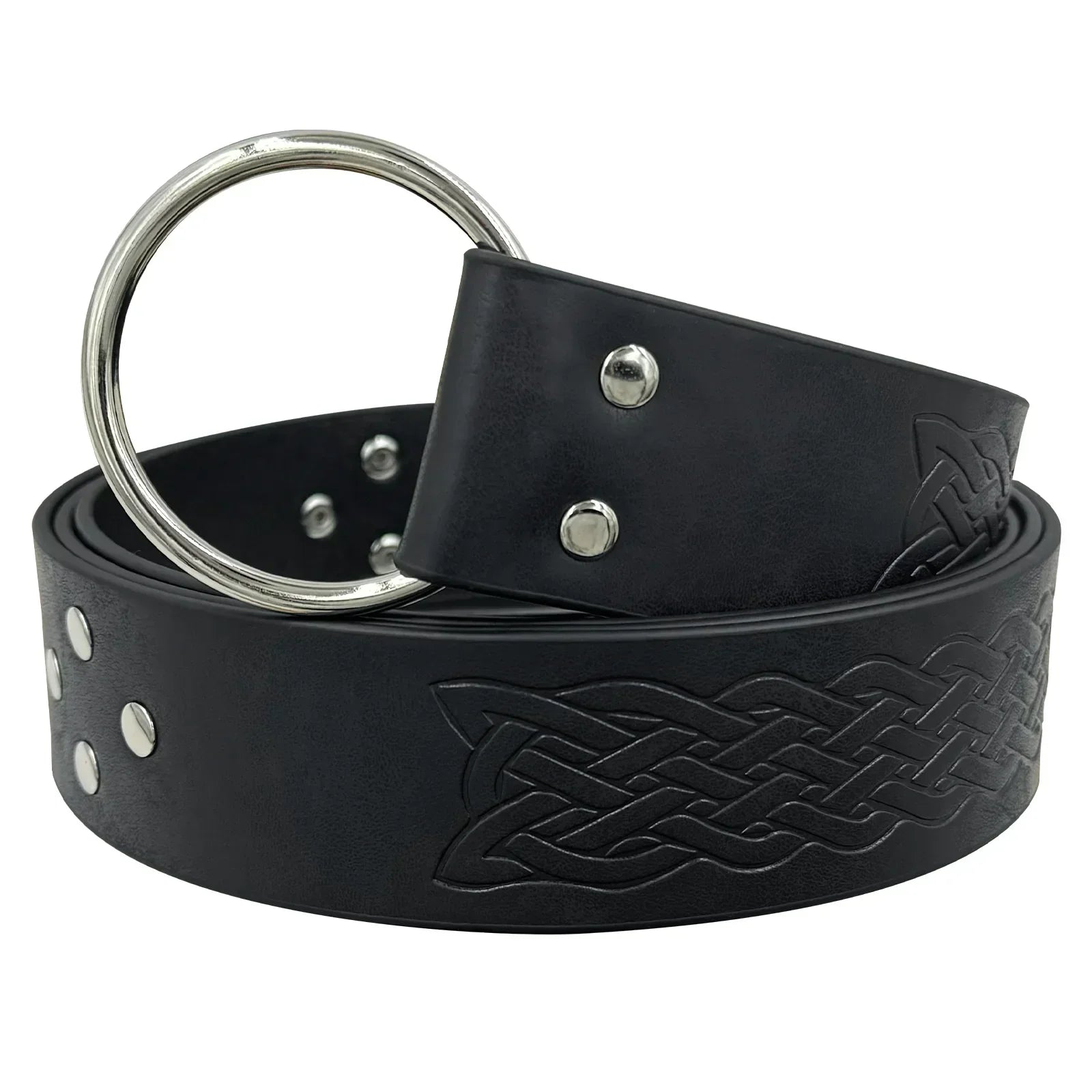 Medieval Embossed O-Ring Belt