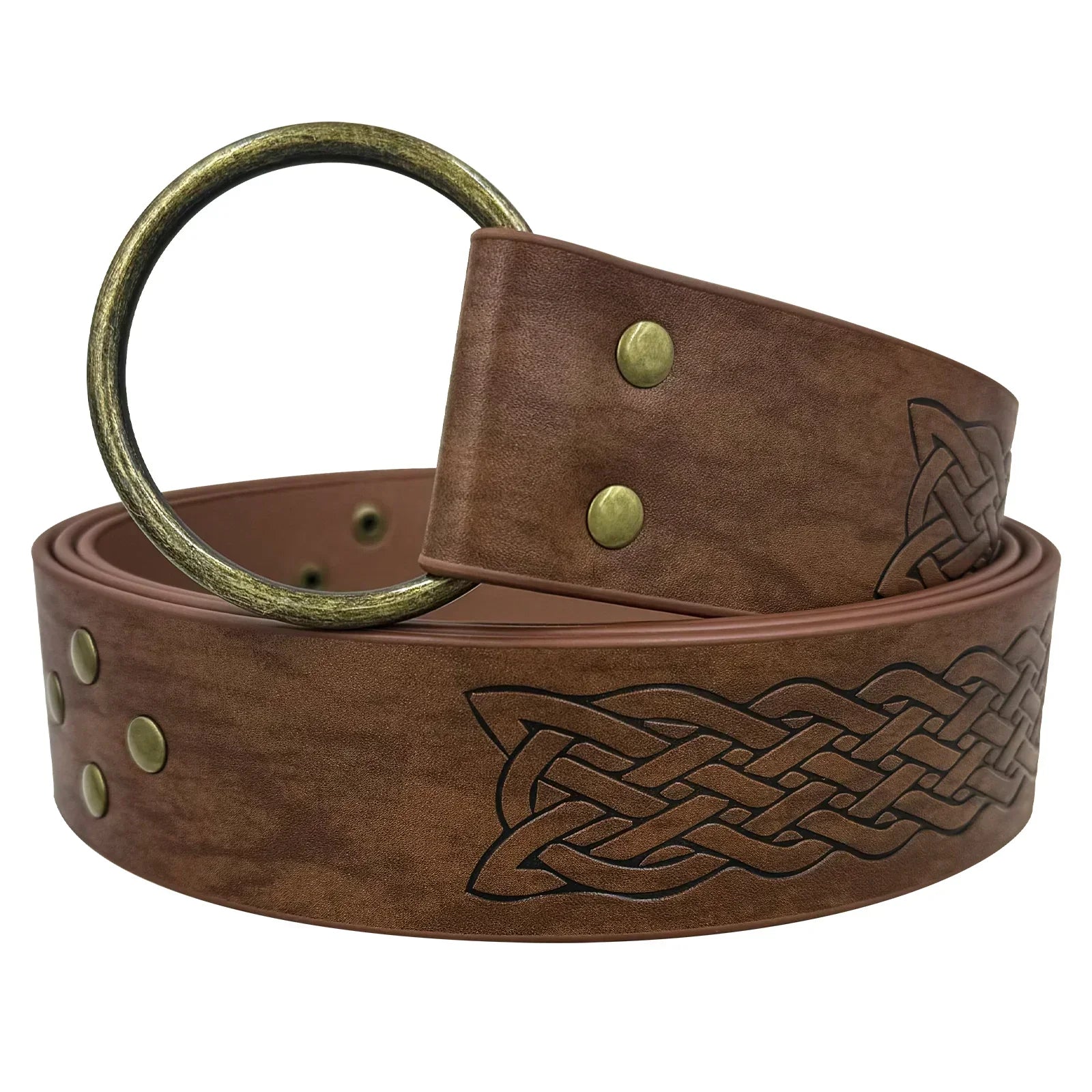 Medieval Embossed O-Ring Belt