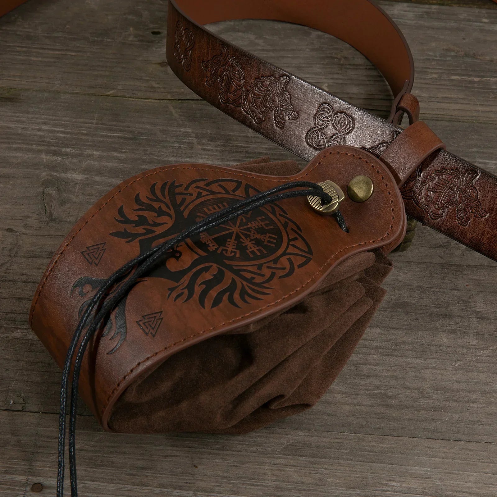 Vintage Portable Drawstring Purse